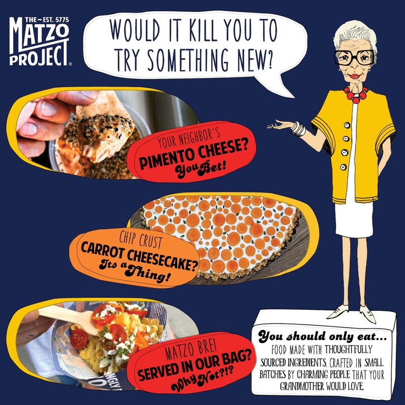 The Matzo Project Crispy Matzo Chips, Sea Salt Flavor, Vegan,