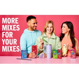 SINGLES TO GO! Drink Mix Variety Pack of 20-20 Different Flavors - Delicious Variety of Flavors - Zero Sugar Powdered Drink Mix - Watertok