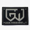 Grim Workshop Grim Grey Morale Patch with Hidden Pocket