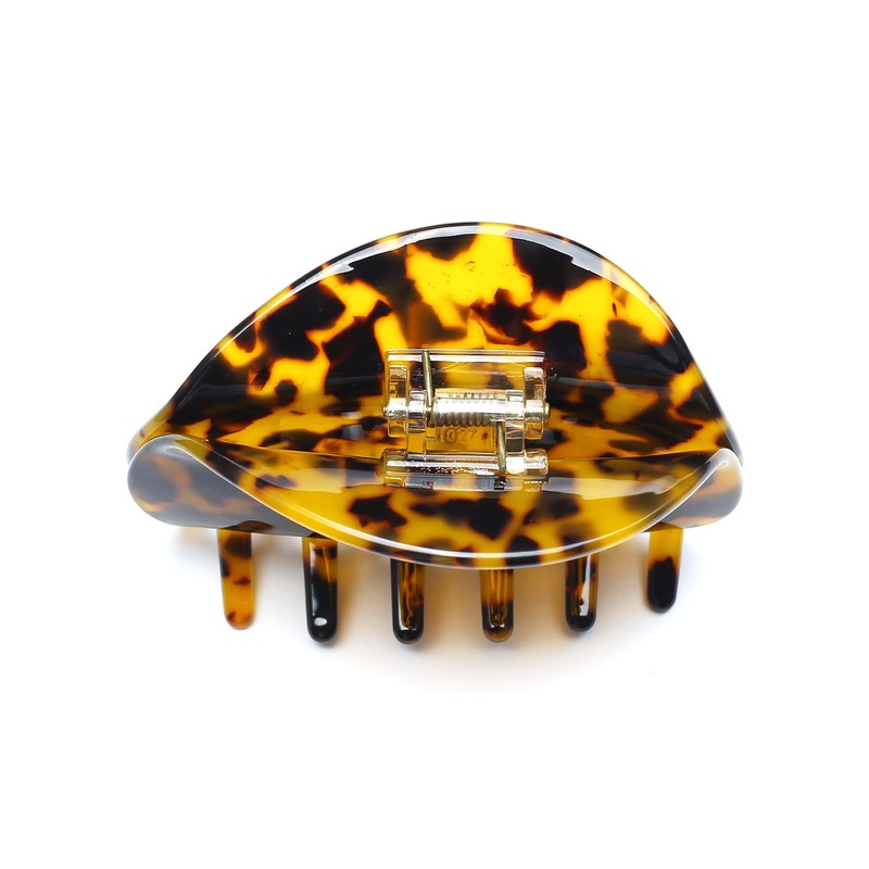 QinGoo Large Black White Hair Clip Beautiful Women's Hair Clip