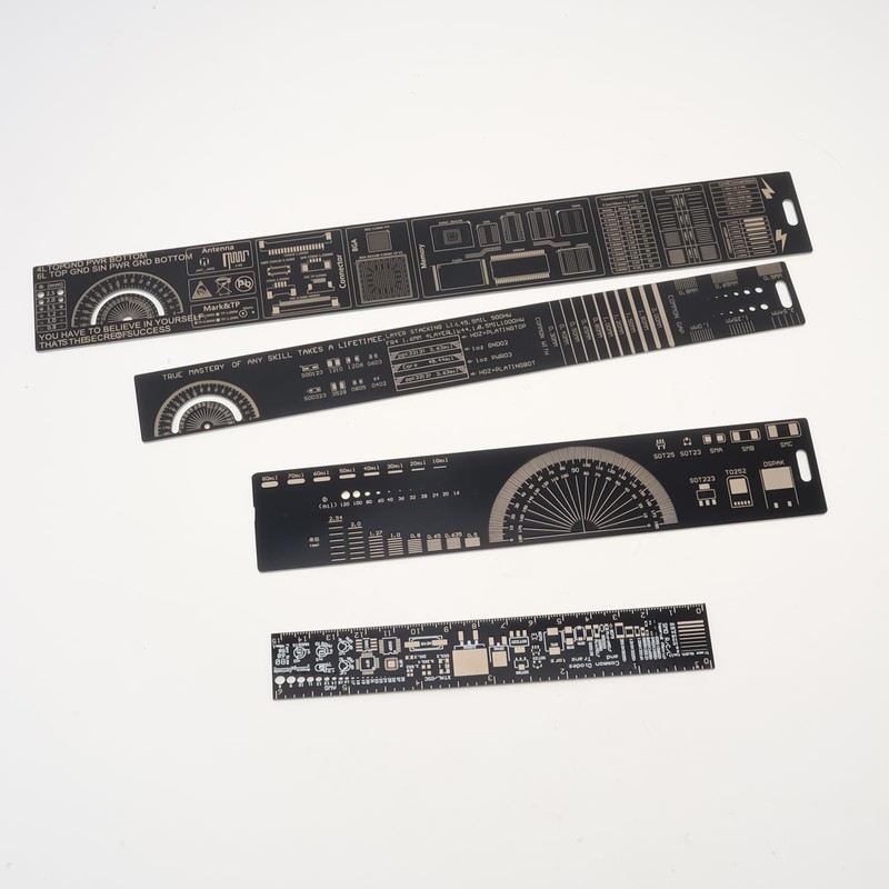 15cm 20cm 25cm 30cm Multifunctional PCB Ruler Measuring Tool Resistor