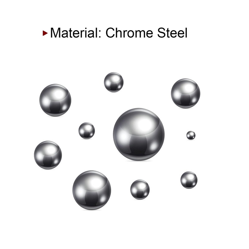 sourcing map 6pcs Precision Balls 20mm Diameter G25 Chrome Steel