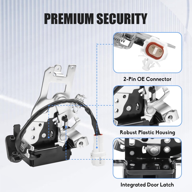 Liftgate Lock Actuator Trunk Latch Assembly & Cable for 2001