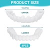 1 Pairs Clip in Instant Veneers Dentures Fake Teeth, Veneers
