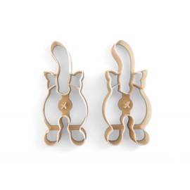 Kitty Butt Cookie Cutter Set - 2 Piece - 4 inch tall - Funny Kitten Cookie Cutters for Cat Lovers