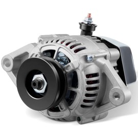 For Mini One Wire Alternator Replacement for GM 1 Wire SBC BBC For Chevy Race 87-92 Chrome 12180-SEN, 1-2119-11ND