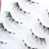 LASGOOS Natural Look Fake Eyelashes False Eye Lashes Daily Strip