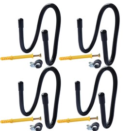 Kesywale Paquete de 4 soportes de pared ajustables para monopatín, soporte de pared para guitarra, esquís, snowboard, esquís acuáticos y más