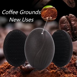 Haarbürste ohne Ziepen, Kaffeesatzmaterial Hair Brush, Haarbürste für Nasses und Trockenes Haar, Anti-Knoten Kopfhaut Massagebürste für Lange und Kurze Haare von Damen Herren, 1 Stück