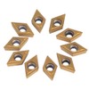 10pcs Diamond Shape Carbide Insert Cutters for Regular Stainless Steel