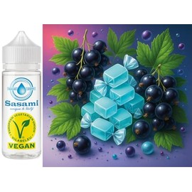 Eisbonbon schwarze Johannisbeere Aroma Konzentrat - Vegan - Sasami - 10ml