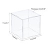sourcing map Clear Display Case, Acrylic Box Assemble Dustproof Box