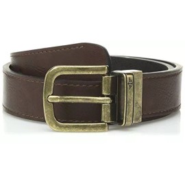 Dockers Boys' Reversible Dress and Casual Belts, Brown/Black BrasMedium