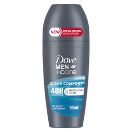 Dove MEN+CARE Dove Men+Care Antiperspirant Roll On roll-on for 48 hours of protection Clean Comfort With triple action moisturising technology 50 ml