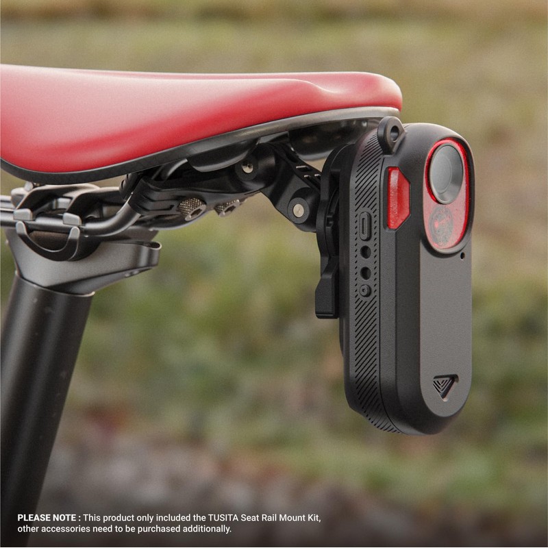 TUSITA Seat Rail Mount Kit Compatible with Garmin Varia RCT715