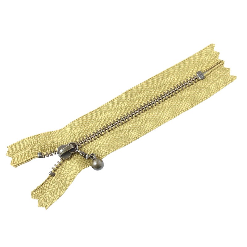 Y.K.K 3GKB10-6MIX Fastener with Beads, AG, 6 Color Set, 3.9