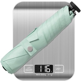 Ycssaw Ultra Lightweight Carbon Umbrella, From 3.9 oz (110 g), Ultra Lightweight, UV Reduction, 100% Foldable, Lightweight, For Both Rain or Shine, Men's, Women's, Light Blocking, Heat Blocking, Ultra
