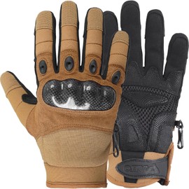 Jayefo Adjustable Unisex Work Gloves - Safety Work Gloves Provides Superior Protetion & Comfort, Firm Grip, Multi Purpose Light & Medium Duty, High Dexterity & Flexible | (X-Large, Tan)