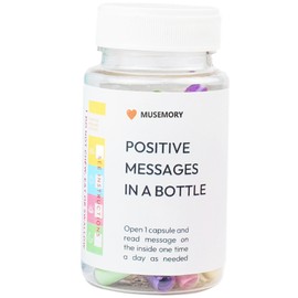 50 Positive Messages in Bottle,Anxiety Relief Items, Stress Relief, Self Care Kit for Mediation,Positive Affirmation Gifts for Women, Self Care Kit for Mediation, Unique Health and Wellness Gifts