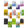 Kit de 15 Mascarillas faciales coreanas coreanas con ingredientes PREMIUM