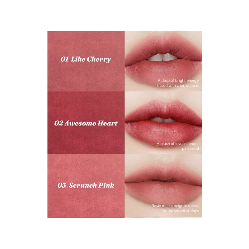 TINY WONDER Hyper Blur Lip Tint 3.6g, Color:#01 Like Cherry