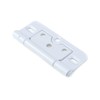 Wealrit 4 pcs White Non-Mortise Hinges Metal Door Hinges Heavy