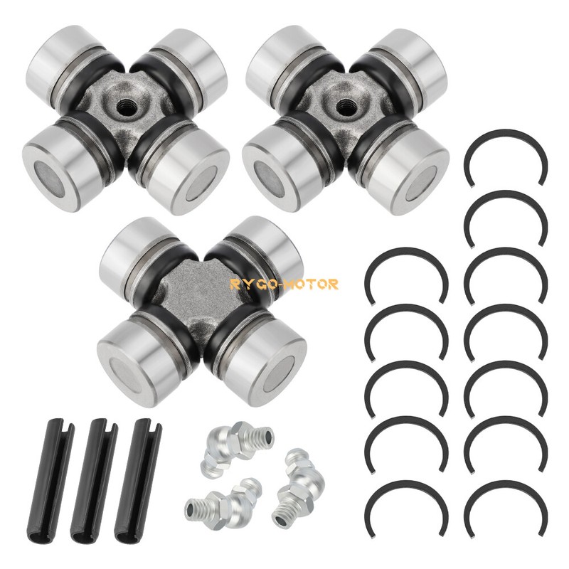 MATI 3PCS Front & Rear Prop Shaft U-Joint for Polaris