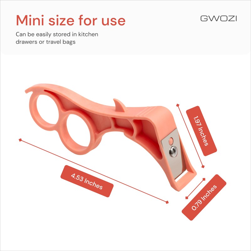 Peelers for Kitchen Mini - Portable Fruit Peeler Hand -