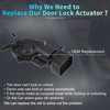 X AUTOHAUX Replacement Front Left Driver Side Power Door Lock