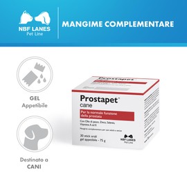 NBF Lanes | Prostapet Dog Gel Appetable 30 Beutel à 2,5 g für normale Funktion der Prostata