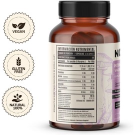 Nomuk Intimate Balance Vaginal Probiotics, Suplemento con mezcla de 5 Probióticos y fibra prebótica, 60 Cápsulas Veganas, 30 Tomas | Apoyo Ph vaginal, olor, flora sana