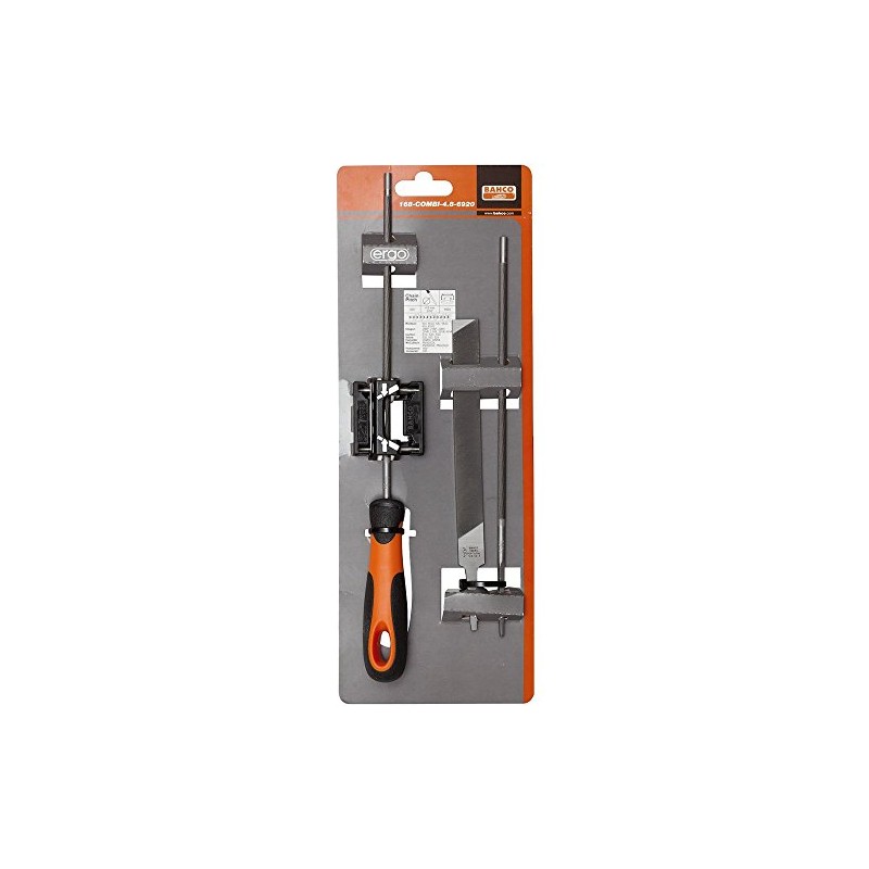 Barco Ergo Chainsaw File Set with Guide 168COMBI4.86920