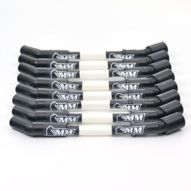 Michigan Motorsports LS Spark Plug Wire Set 10mm Performance Wires - Fits LS1 LS2 LS3 L99 L76 L77 Camaro Firebird Corvette (White)