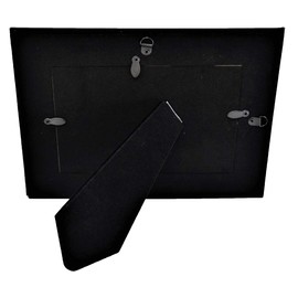 GIFT FOR GRADUATE - CLASS OF 2024 PICTURE FRAME 8x10 – Elegant Black Leatherette Engraves in a Beautiful Gold - Special Display for Graduation Portrait Glass Photo Frame Engraved in Gold (2024-8x10)