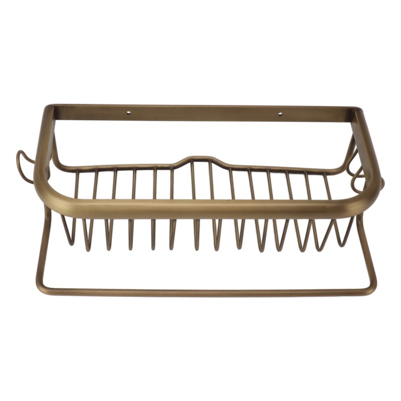 Shower Caddy Retro Style Strong Copper Space Saving Multifunction Bathroom