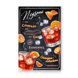 Cocktail Recipes 20 x 30 cm Aluminium Sign Decorative Metal Sign Decoration for Bar Counter Pub Kitchen Cafe Birthday Gift Recipe RV003 (16 ni)