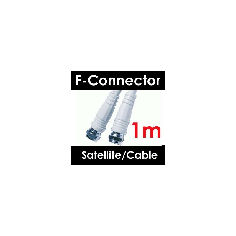 kenable SAT F Connector to Plug 75 Ohm RG59 Cable