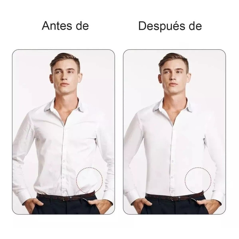 +Mu Sujetadores Elásticos Camisa Para Caballero Formal