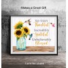 So Very Thankful Incredibly Grateful Unbelievably Blessed Wall Art -