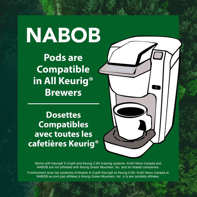 Nabob Breakfast Blend Coffee 100% Compostable Pods, 292g