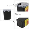 Minkissy Barber Case Dispenser Razor Sharps Container Razor Blade Disposal