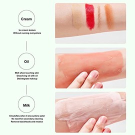 Bálsamo Limpiador 100g Refrescante Hidratante Desmaquillador de Aguacate para Maquillaje Facial Limpieza Profunda Cuidado de la Piel