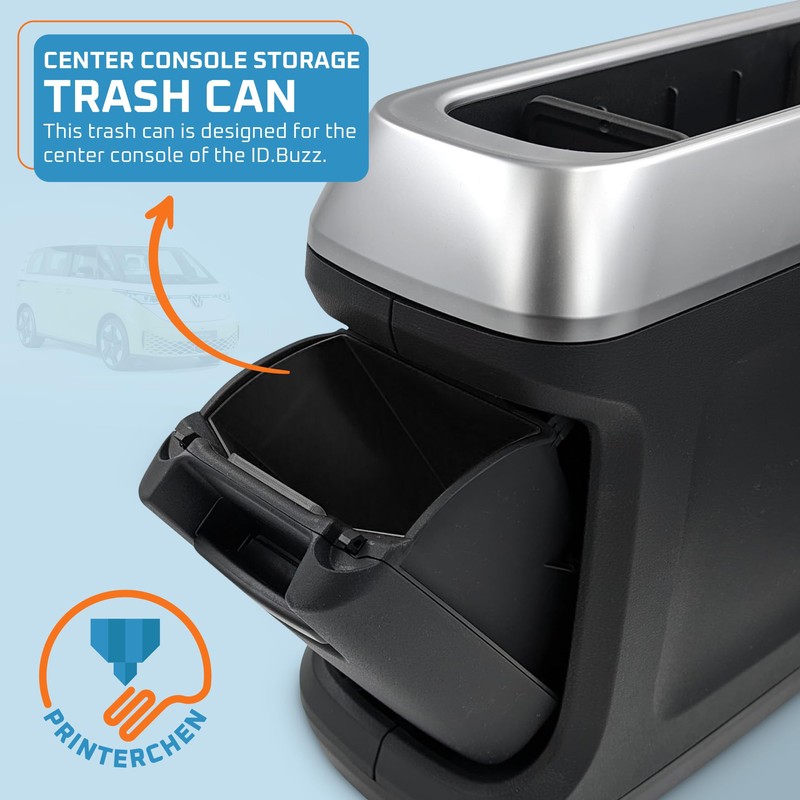 VW ID Buzz Centre Console Removable Waste Bin