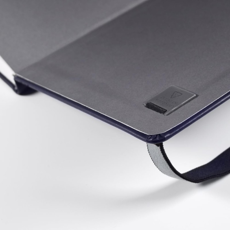 Lanybook | A5 Leather Notebook | in Blue | Dotted