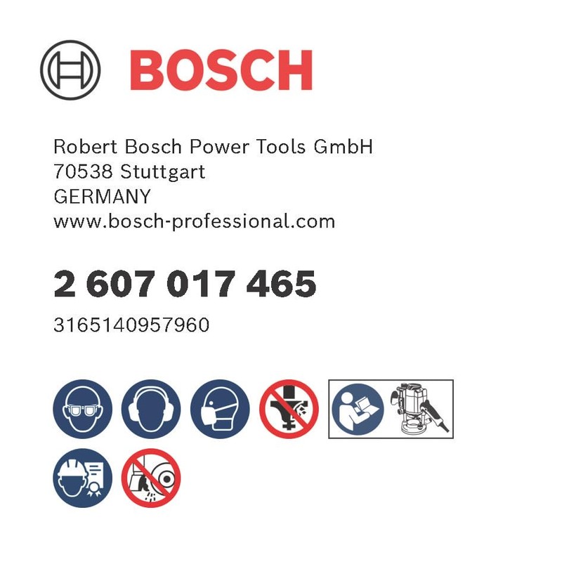 Bosch Professional 6-Piece Groove Cutter Set (for Wood, for Routers