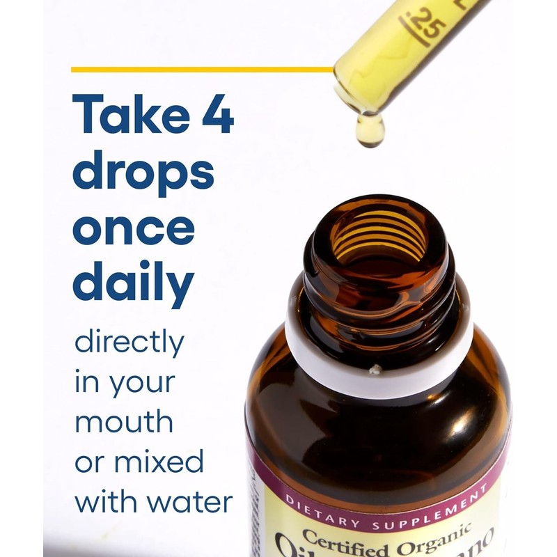 Natural Factors Oil of Oregano - Liquid Antioxidant Support Supplement