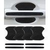 8 protectores de manija de puerta de coche, accesorios reflectantes