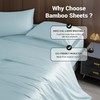 Shilucheng 4 Piece Queen Sheet Sets, Cooling Sheets, Blend Rayon