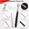 3 Pack Telescoping Magnet Pick-up Tool Set, Non-Slip Extendable Magnetic