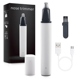 WARAIKADO Nose Hair Cutter, Men's Nose Care Cutter, Etiquette Cutter, Compact and Can Be Used at Work or Business Trips, White